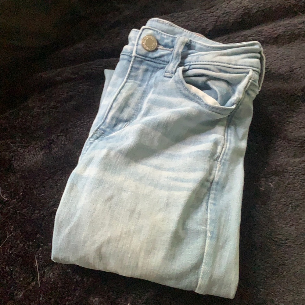 Lightwashed Skinny Jeans|American Eagle